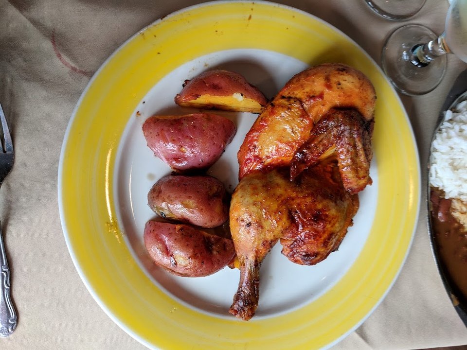Pollo Asado Con Papas