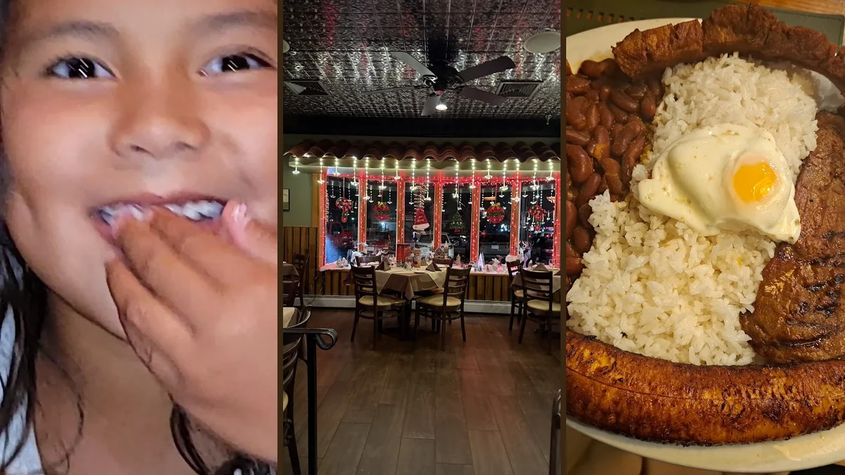 Latin American dishes served in a cozy dining room.
